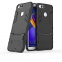 Carcasă super rezistentă cu stativ, pentru Honor 7X - negru