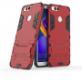 Carcasă super rezistentă cu stativ, pentru Honor 7X - roșu