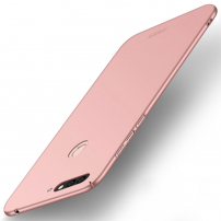 Carcasă Mofi Frosted, din plastic, pentru Honor 7A - roz-auriu