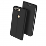 Husă flip Dux Ducis Skin Pro, din piele, pentru Honor 7A - gri