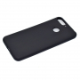 Carcasă din plastic Frosted, pentru Honor 7A - negru