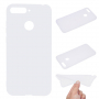 Carcasă din plastic Frosted, pentru Honor 7A - alb