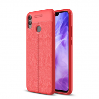 Carcasă rezistentă Litchi, pentru Honor 8X - roșu