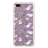 Carcasă din plastic unicorn, pentru Honor 7S - transparent