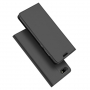 Husă flip Dux Ducis Skin Pro, din piele, pentru Honor 7S - gri