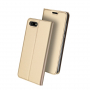 Husă flip Dux Ducis Skin Pro, din piele, pentru Honor 7S - auriu