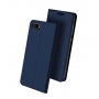 Husă flip Dux Ducis Skin Pro, din piele, pentru Honor 7S - albastru închis
