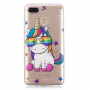 Carcasă moale de protecție unicorn cu ochelari, pentru Xiaomi Redmi 6 - transparent