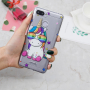 Carcasă moale de protecție unicorn cu ochelari, pentru Xiaomi Redmi 6 - transparent