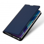 Husă flip Dux Ducis Skin Pro, din piele, pentru Honor 8X - albastru închis