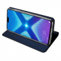 Husă flip Dux Ducis Skin Pro, din piele, pentru Honor 8X - albastru închis