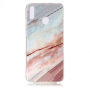 Carcasă din plastic marmură, pentru Honor 8X - maro