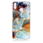 Carcasă din plastic marmură, pentru Honor 8X - turcoaz