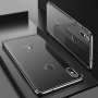 Carcasă Cafele, din plastic transparent cu ramă, pentru Xiaomi Mi 8 - negru