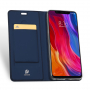 Husă flip Dux Ducis Skin Pro, din piele, pentru Xiaomi Mi 8 - albastru
