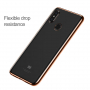 Carcasă transparentă Baseus Shining, cu ramă, pentru Xiaomi Mi 8 - auriu