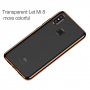 Carcasă transparentă Baseus Shining, cu ramă, pentru Xiaomi Mi 8 - auriu