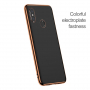 Carcasă transparentă Baseus Shining, cu ramă, pentru Xiaomi Mi 8 - auriu