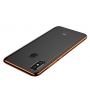 Carcasă transparentă Baseus Shining, cu ramă, pentru Xiaomi Mi 8 - auriu