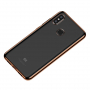 Carcasă transparentă Baseus Shining, cu ramă, pentru Xiaomi Mi 8 - auriu