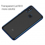 Carcasă transparentă Baseus Shining, cu ramă, pentru Xiaomi Mi 8 - albastru
