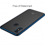 Carcasă transparentă Baseus Shining, cu ramă, pentru Xiaomi Mi 8 - albastru