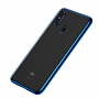 Carcasă transparentă Baseus Shining, cu ramă, pentru Xiaomi Mi 8 - albastru