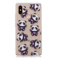 Carcasă din plastic panda, pentru Xiaomi Mi 8 - transparent