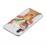 Carcasă din plastic cerb cu flori, pentru Xiaomi Mi 8 - transparent