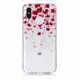 Carcasă din plastic inimă și flori, pentru Xiaomi Mi 8 - transparent
