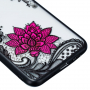 Carcasă din plastic floare mică cu broderie, pentru Xiaomi Mi 8 - negru