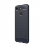 Carcasă Mofi cu textură șlefuită, pentru Xiaomi Mi 8 Lite - albastru închis