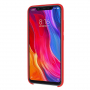 Carcasă din silicon Liquid pentru Xiaomi Mi 8 - roșu