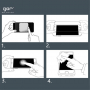 Sticlă durificată 2,5D Gor pentru Xiaomi Mi 8 Pro - transparent
