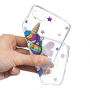 Carcasă de protecție cu unicorn colorat, pentru Xiaomi Redmi 6 - transparent