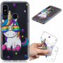 Carcasă moale de protecție unicorn cu ochelari, pentru Xiaomi Mi A2 Lite - transparent
