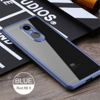 Carcasă de protecție Ipaky, TPU combinat cu plexiglas, pentru Xiaomi Redmi 5 - albastru