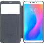 Husă de protecție Nillkin, din piele, cu fereastră, pentru Xiaomi Redmi 6 - gri