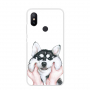 Husă de protecție, din plastic, husky, pentru Xiaomi Mi A2 - alb