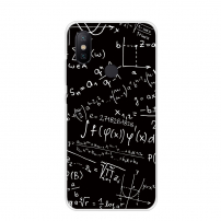 Husă de protecție, din plastic, ecuator pe tablă, pentru Xiaomi Mi A2 - negru