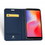Husă de protecție Dux Ducis, din piele, pentru Xiaomi Redmi 6 - albastru închis