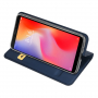 Husă de protecție Dux Ducis, din piele, pentru Xiaomi Redmi 6 - albastru închis