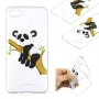 Carcasă moale de protecție panda în pom pentru Xiaomi Redmi 6 - transparent