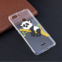 Carcasă moale de protecție panda în pom pentru Xiaomi Redmi 6 - transparent