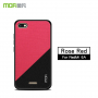 Husă de protecție Mofi, din plastic și textil, pentru Xiaomi Redmi 6 - roz-roșu
