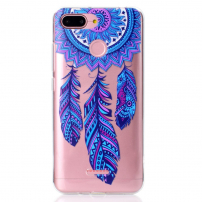 Carcasă moale de protecție dereamcatcher albastru, pentru Xiaomi Redmi 6 - transparent