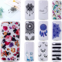 Carcasă moale de protecție flori variate, pentru Xiaomi Redmi 6 - transparent