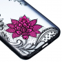 Carcasă mică floare roșie, pentru Xiaomi Mi A2 Lite - transparent