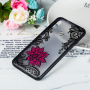 Carcasă mică floare roșie, pentru Xiaomi Mi A2 Lite - transparent
