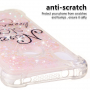 Carcasă de protecție Never stop dreaming, cu paiete plutind, pentru Xiaomi Mi A2 Lite - transparent